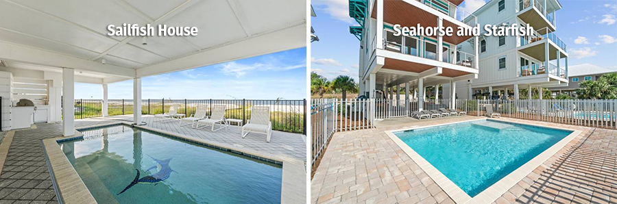 Forgotten Coast vacation rentals with private pools